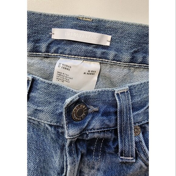 Helmut Lang Carpenter Jeans Knee Patches, Blue, Men's Size 30 - Picture 5 of 5